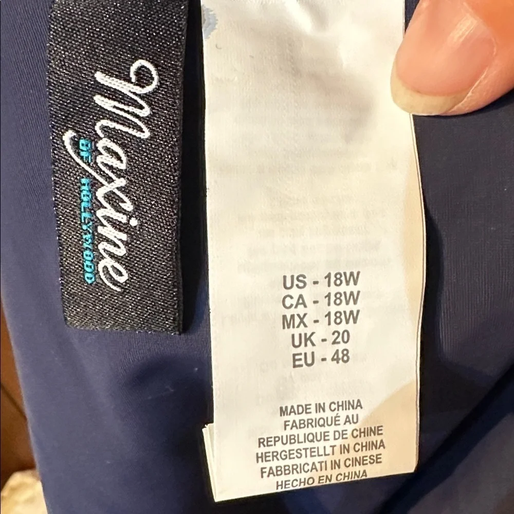 Maxine of Hollywood Deep Blue swim skort